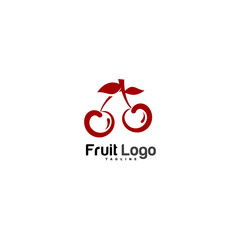 Fruits logo design Vector