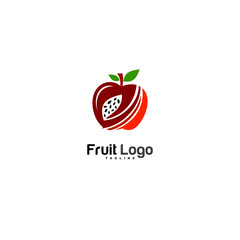 Fruits logo design Vector