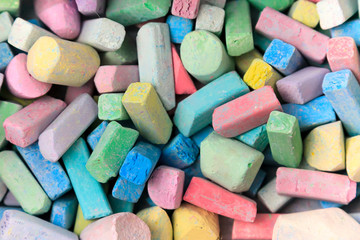 Colored Chalk In The Box