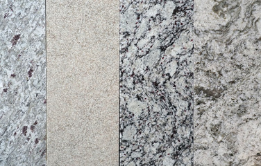   granite floor tile samples demonstrated in store