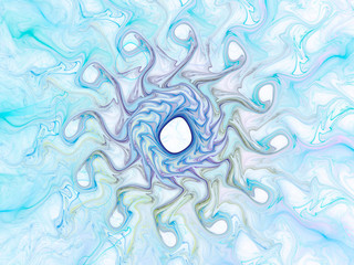 surreal futuristic digital 3d design art abstract background fractal illustration for meditation and decoration wallpaper