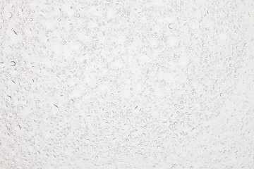 Rain droplets on glass background, Water drops on glass.