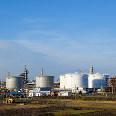 Tank the vertical steel. Capacities for storage of oil, gasoline, kerosene, the diesel and other liquids.