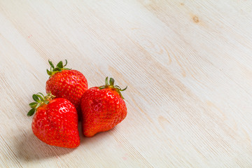 新鮮いちご　Fresh clean strawberries