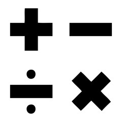 flat symbol math symbols