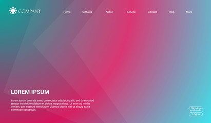 Website Landing Page Background, Modern Abstract Style