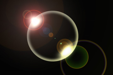 lens, circle abstract background, motion blur on color background, light blur background abstract