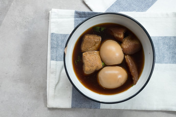 Seasoning with spices and eggs are main ingredient (in Thai called Pa lo)