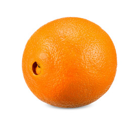 orange isolated on white clipping path