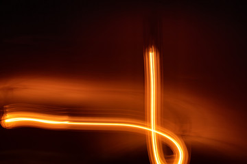 Abstraction of light and shape