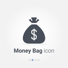 money bag vector icon