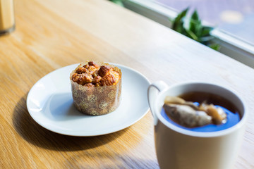 muffin and tea 2