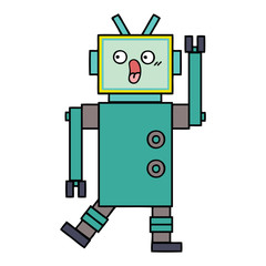 cute cartoon robot