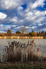 Herbstlandschaft am Kanal