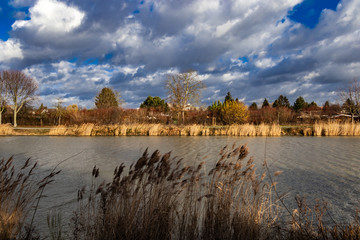 Herbstlandschaft am Kanal