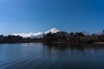 Fuji on the lake
