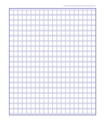 Squared manuscript icon paper vector file, isolated illustration