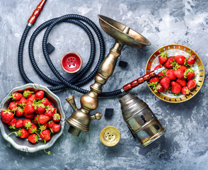 Fruit with hookah