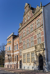 Fototapeta na wymiar Historic buildings in the center of Wilhelmshaven
