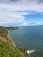 Coastline of Pasific ocean near Petropavlovsk-Kamchatsky city on the Kamchatka Peninsula, Russia.