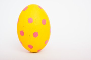 Beautiful Easter Yellow egg color isolate