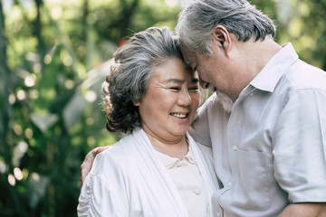 Fototapeta premium Elderly Couples Dancing together