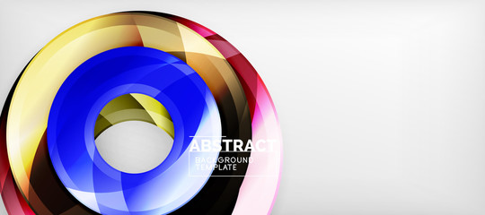 Fototapeta premium Modern geometrical abstract background, vector design