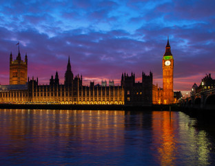 Obraz na płótnie Canvas London. Big Ben clock tower.