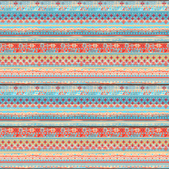 Ethnic boho seamless pattern - 254136535