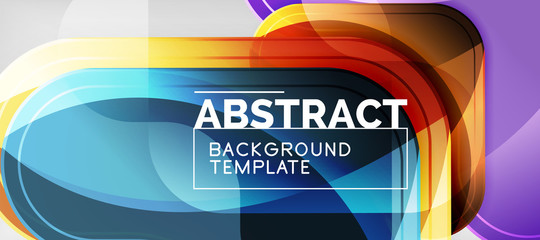 Obraz premium Shiny glossy arrows background, clean modern geometric design, futuristic composition