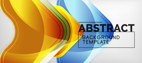 Techno lines, hi-tech futuristic abstract background template with arrow shapes