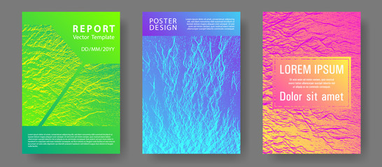Magazine cover layouts vector design.