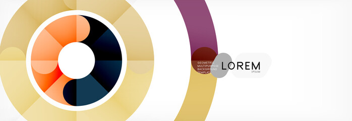 Fototapeta premium Modern geometrical abstract background