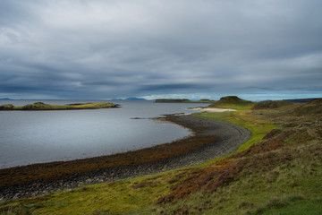 Fototapeta na wymiar Scottish stormy coast 
