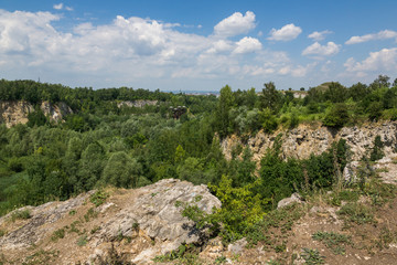 Fototapeta na wymiar Quarry Liban in Cracow, Malopolska, Poland