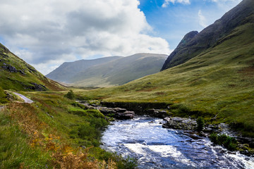 Fototapeta na wymiar Scottish highlands