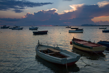 Fototapeta premium Saline dello Stagnone di Marsala, Sicilia