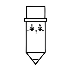 line drawing cartoon pencil
