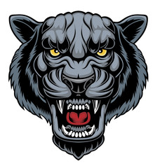 Angry panther head.  © Sergei Arkhipov