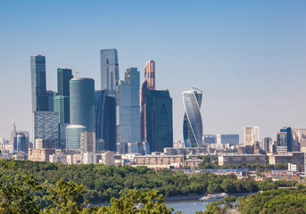 Fototapeta premium Moscow City - Moscow International Business Center Russia