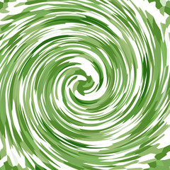 Abstract green twirl nature background