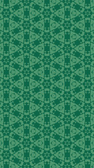 Ornate geometric pattern and abstract colored background