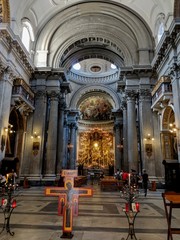 interior of the church