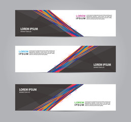 Fototapeta premium Banner background. web banner business template. modern design