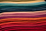 Different colors silk fabric