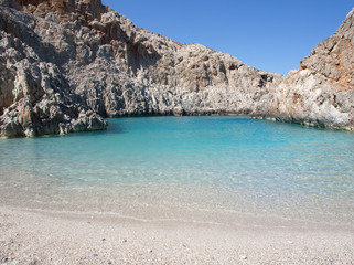 Greece Crete island Seitan limania beach