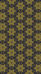 Ornate geometric pattern and abstract colored background