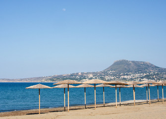 Fototapeta premium Greece Crete island Almirida beach