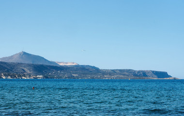 Greece Crete island Almirida beach