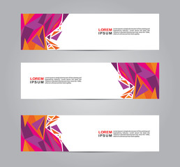 Naklejka premium Banner background. web banner business template. modern design